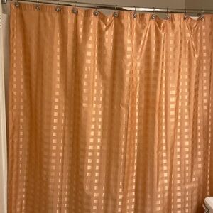 Bathroom Shower Curtain and 2X matching bath rugs